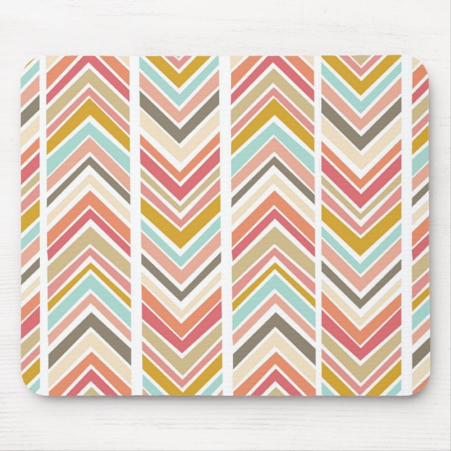 Zerbrochenes Zickzack Mousepad (Vorne)