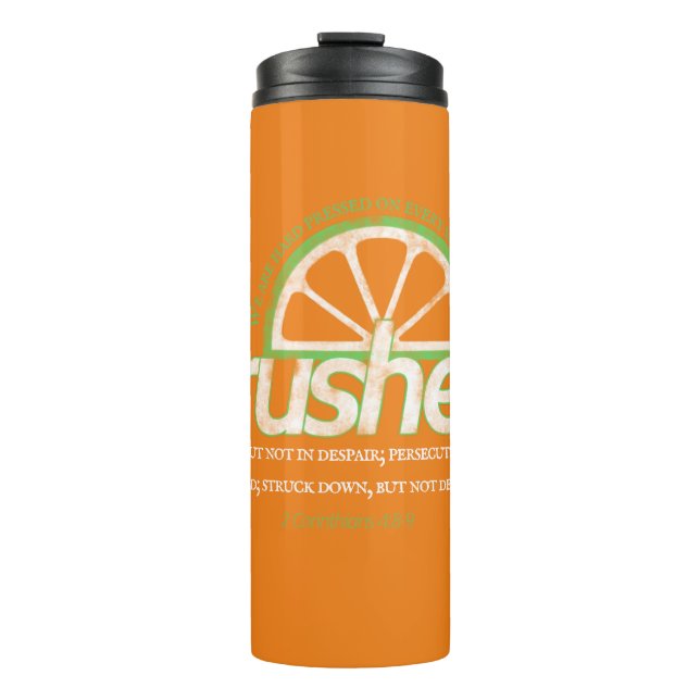 zerdrückt thermosbecher (Vorderseite)