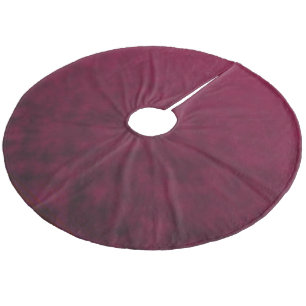 Zerdrückte Blüte Fleece Weihnachtsbaumdecke