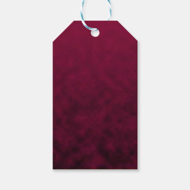 Zerdrückte Blüte Geschenkanhänger (Vorderseite)
