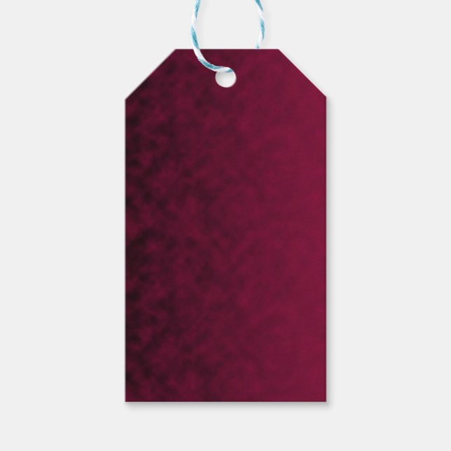 Zerdrückte Blüte Geschenkanhänger (Vorderseite)
