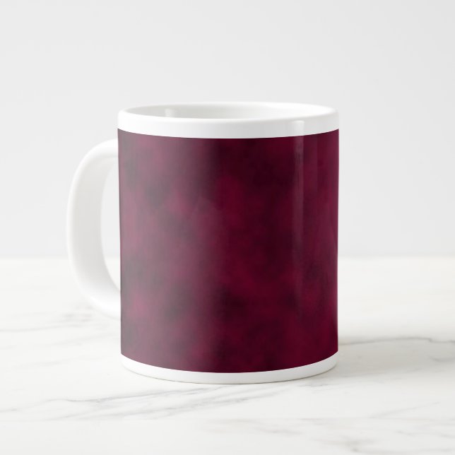 Zerdrückte Blüte Jumbo-Tasse (Vorderseite Links)