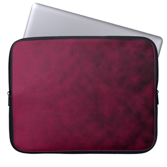 Zerdrückte Blüte Laptopschutzhülle (Vorderseite)