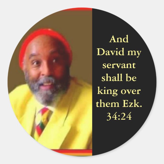 Zere Yacob Ezekiel 37 Aufkleber (Vorderseite)