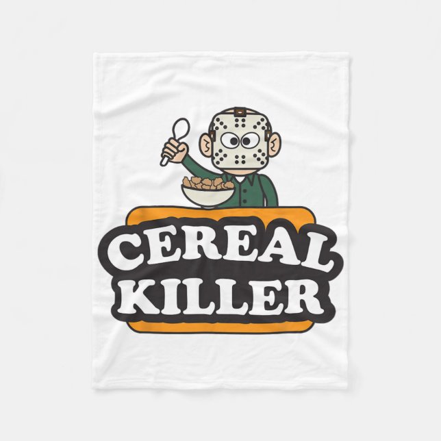 Zerealien Killer Food Puff Spaß Kostüm Spaß Hallow Fleecedecke (Vorderseite)