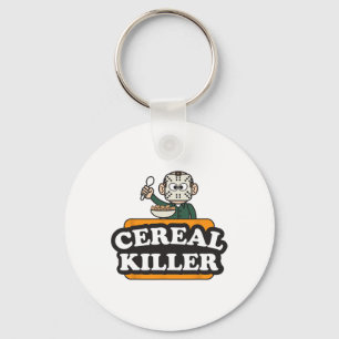 Zerealien Killer Food Puff Spaß Kostüm Spaß Hallow Schlüsselanhänger