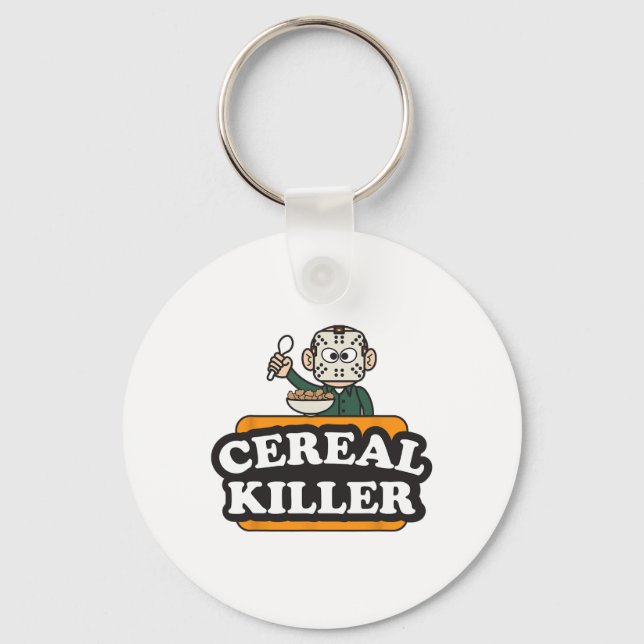 Zerealien Killer Food Puff Spaß Kostüm Spaß Hallow Schlüsselanhänger (Vorderseite)