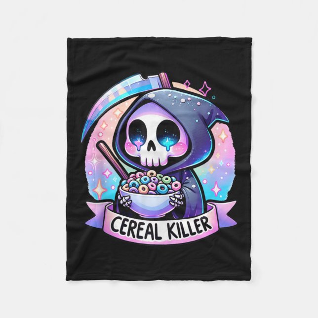 Zerealien Killer Frühstück Getreidefälle Getreide  Fleecedecke (Vorderseite)