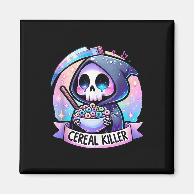 Zerealien Killer Frühstück Getreidefälle Getreide  Magnet (Vorne)