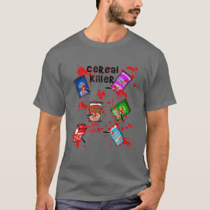 Zerealien Killer Funny Lazy Last Minute Hallowee T-Shirt