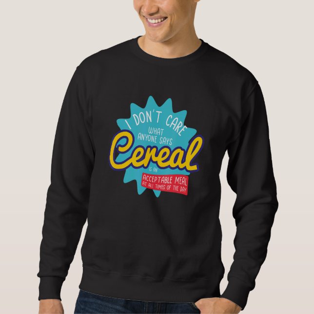 Zerealien Killer Geschenkbox Frühstück Sweatshirt (Vorderseite)