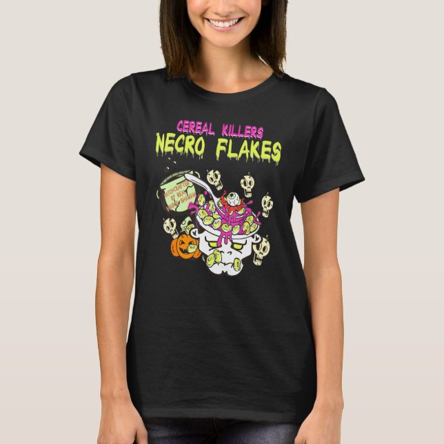 Zerealien Killer Zombies Horror Puppen Getreide Le T-Shirt (Vorderseite)