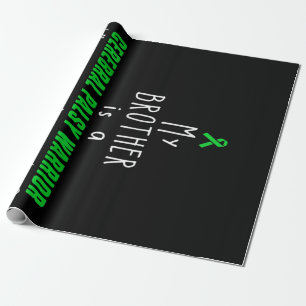 Zerebral Palsy Awareness Bruder Krieger T - Shirt Geschenkpapier