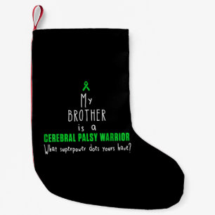 Zerebral Palsy Awareness Bruder Krieger T - Shirt Kleiner Weihnachtsstrumpf