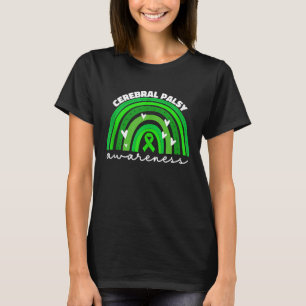 Zerebral Palsy Bewusstsein der Frauen Grüne Schlei T-Shirt
