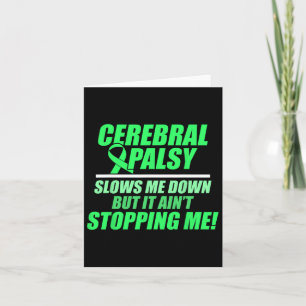 Zerebral Palsy Cp Bewusstsein verlangsamt Warriorü Karte