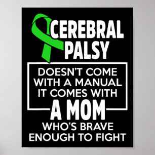 Zerebral Palsy Cp Mama Warrior Survivor Poster