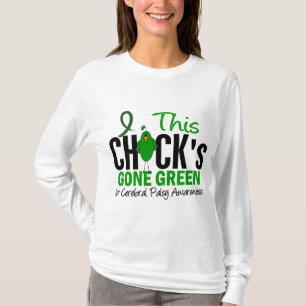 ZEREBRALE LÄHMUNG Küken gegangenes Grün T-Shirt