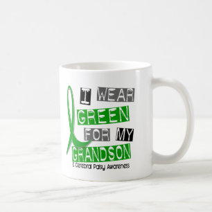 Zerebrale Lähmung trage ich Grün für meinen Enk Kaffeetasse