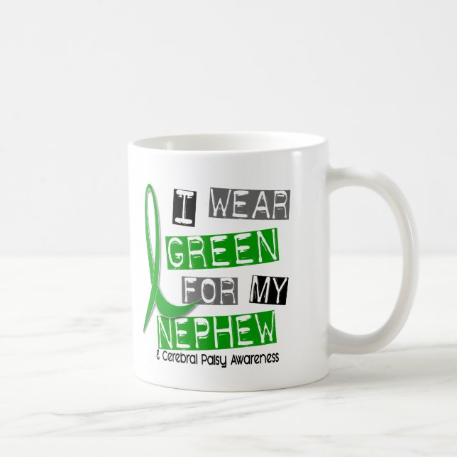 Zerebrale Lähmung trage ich Grün für meinen Kaffeetasse (Rechts)