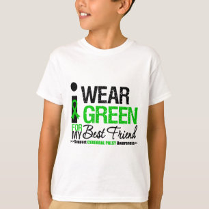 Zerebrale Lähmung trage ich grünes Band für besten T-Shirt
