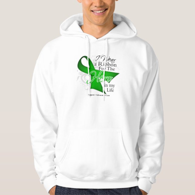 Zerebrale Lähmungs-Band-Held in meinem Leben Hoodie (Vorderseite)