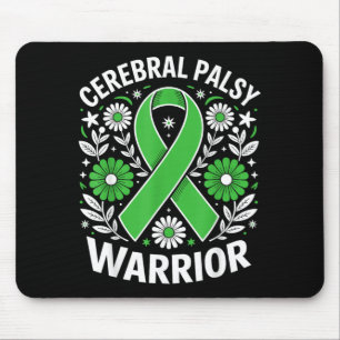 Zerebralparese-Krieger Florale CP-Bewusstseins-Sch Mousepad