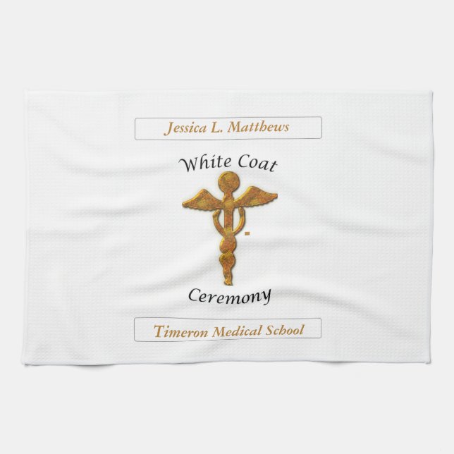 Zeremonie der weißen Matte Gold Medizin, Kissen, H Handtuch (Horizontal)