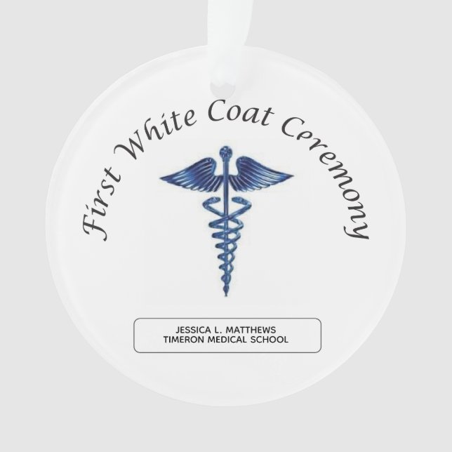 Zeremonie für die Pflege des ersten weißen Coats Ornament (Vorderseite)