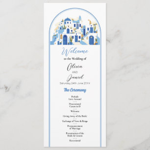 Zeremonie für Santorini-Hochzeiten - Details Griec Programm