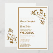 Zeremonie und Empfang Goldfloralhochzeit