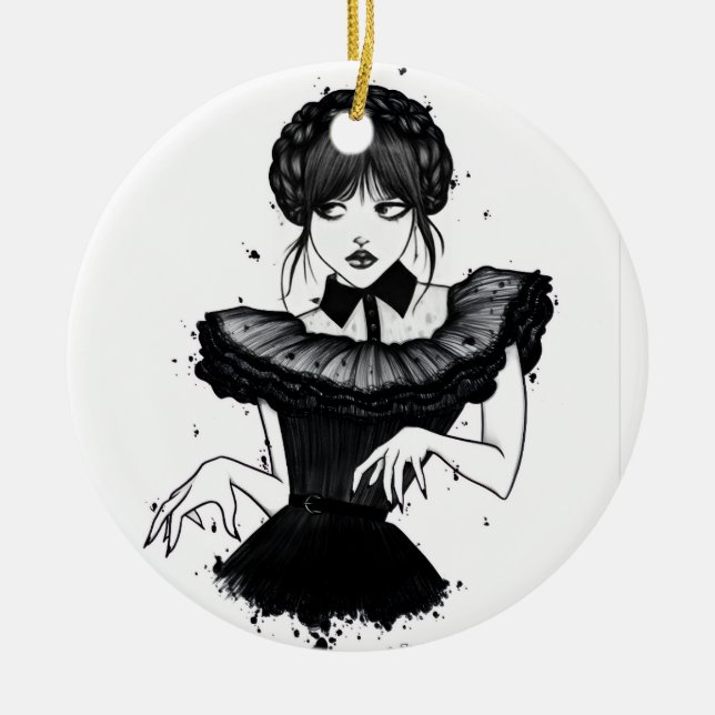 Zeremonienschmuck Keramik Ornament (Vorne)