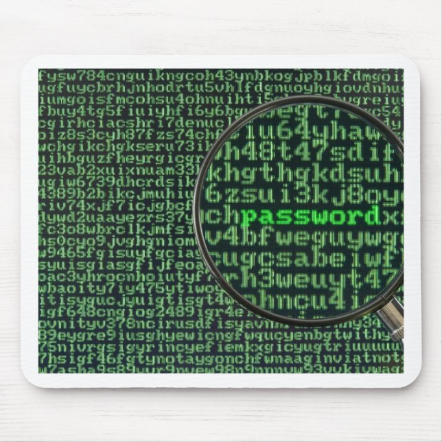 Zerhacken für Passwort Mousepad (Vorne)