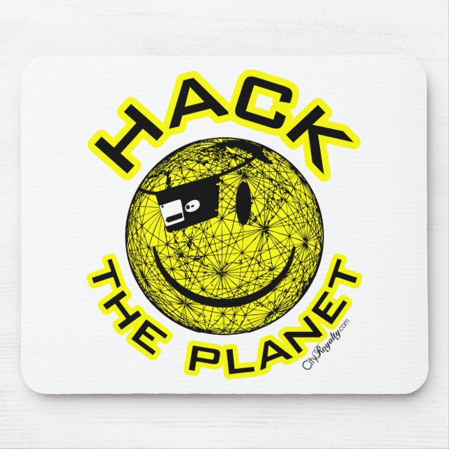 Zerhacken Sie den Planeten Mousepad (Vorne)