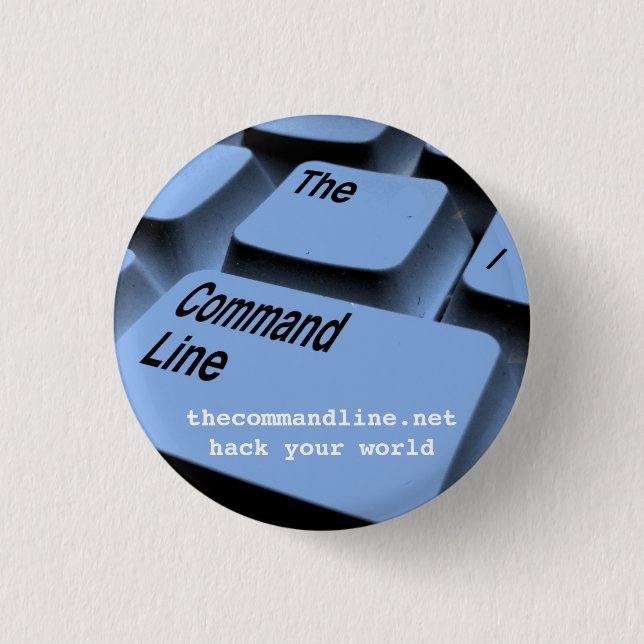 zerhacken Sie Ihre Welt, Promoknopf Button (Vorderseite)