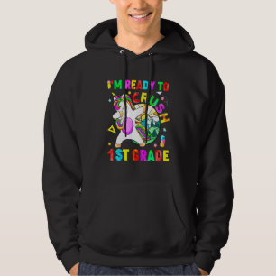 Zerkleinerung des 1. Grade Dabbing Einhorn Zurück  Hoodie