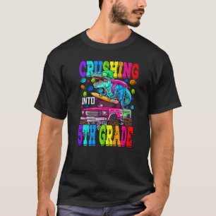 Zerkleinerung in den 5. Klasse Monster Truck Dinos T-Shirt
