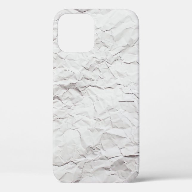 zerknitterte Papierstruktur Case-Mate iPhone Hülle (Rückseite)