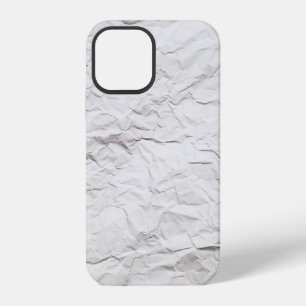 zerknitterte Papierstruktur iPhone 12 Hülle