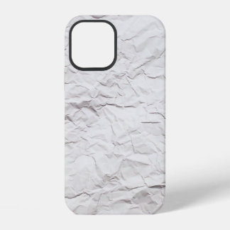 zerknitterte Papierstruktur iPhone 12 Hülle