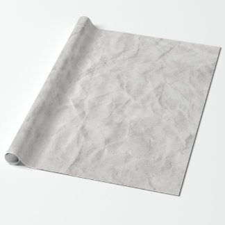 Zerknitterte Weißbuch-Beschaffenheit Geschenkpapier