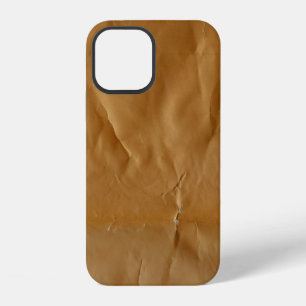 Zerknitterter, schmuddeliger Papierhintergrund. Se iPhone 12 Hülle