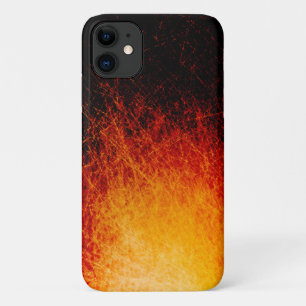 Zerkratzte Flammen eines Lagerfeuers Case-Mate iPhone Hülle