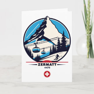 Zermatt 4478 - Skifahren auf dem Problemhorn Karte