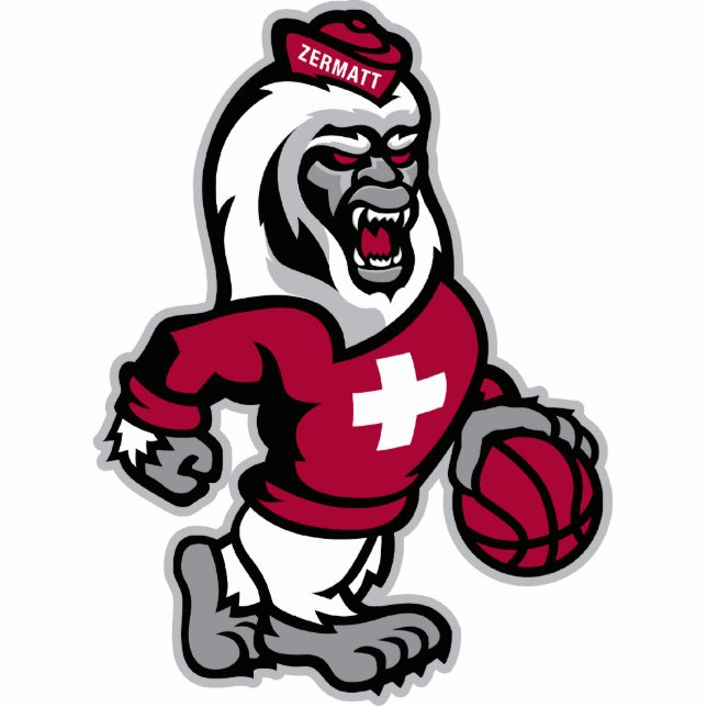 Zermatt Abominables Fotoskulptur Ornament (Vorne)