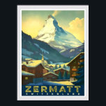 Zermatt - Das majestätische Matterhorn erfassen Poster<br><div class="desc">Entdecken Sie die atemberaubende Schönheit Zermatts,  Schweiz,  mit unserem atemberaubenden Poster mit dem berühmten Matterhorngipfel. Ideal,  um ein Stück der Schweizer Alpen an Liebende zu schicken oder als Souvenir behalten.</div>