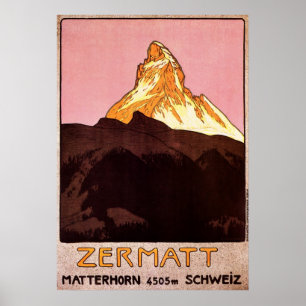 Zermatt Schweiz Poster