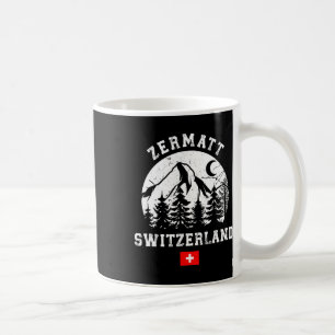 Zermatt Schweiz Skigebiet Alpen Alpinski Kaffeetasse