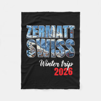 Zermatt Schweiz Winterreise 2026 Alpen Ski Schweiz Fleecedecke