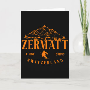 Zermatt Schweizer Alpen Alpinski Schweiz Berg Karte
